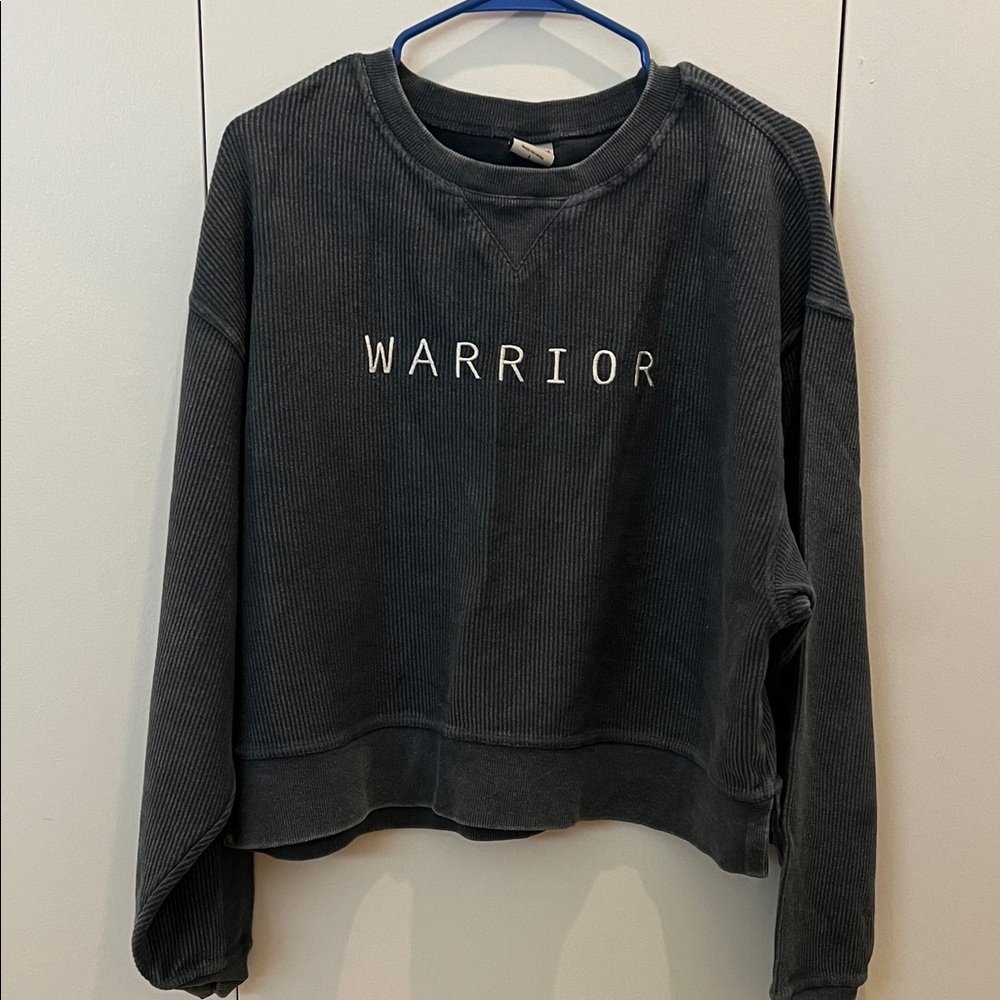 Women's Black Corduroy Top